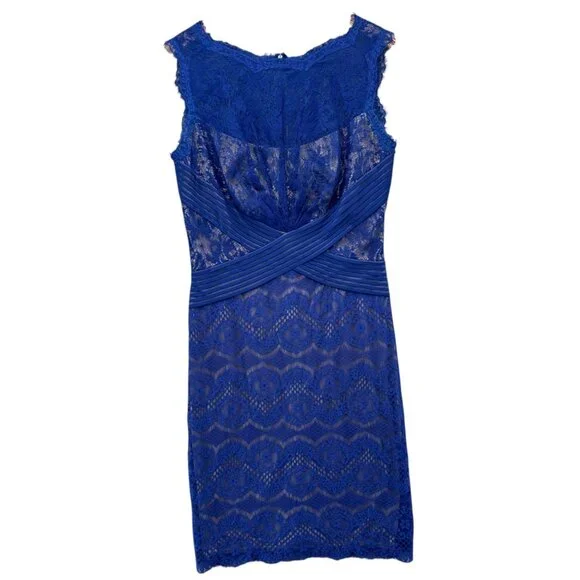 Tadashi Shoji | Dresses | Tadashi Shoji Chantilly Lace Sheath Dress Blue Sleeveless Boatneck Lined Size | Poshmark Tadashi Shoji | Dresses | Tadashi Shoji Chantilly Lace Sheath Dress Blue Sleeveless Boatneck Lined Size | Poshmark